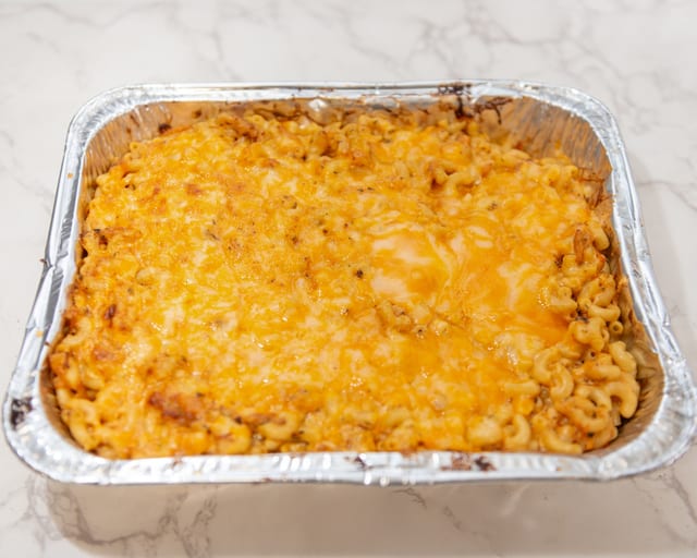 Crab and shrimp mac and cheese