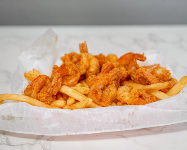 Shrimp and fries