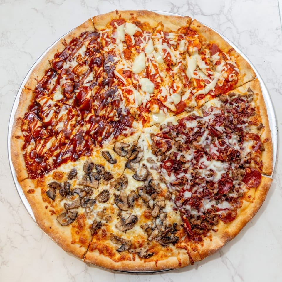 City Star Pizza sampler pizza