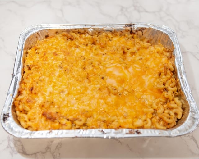 Crab Meat Mac and Cheese.